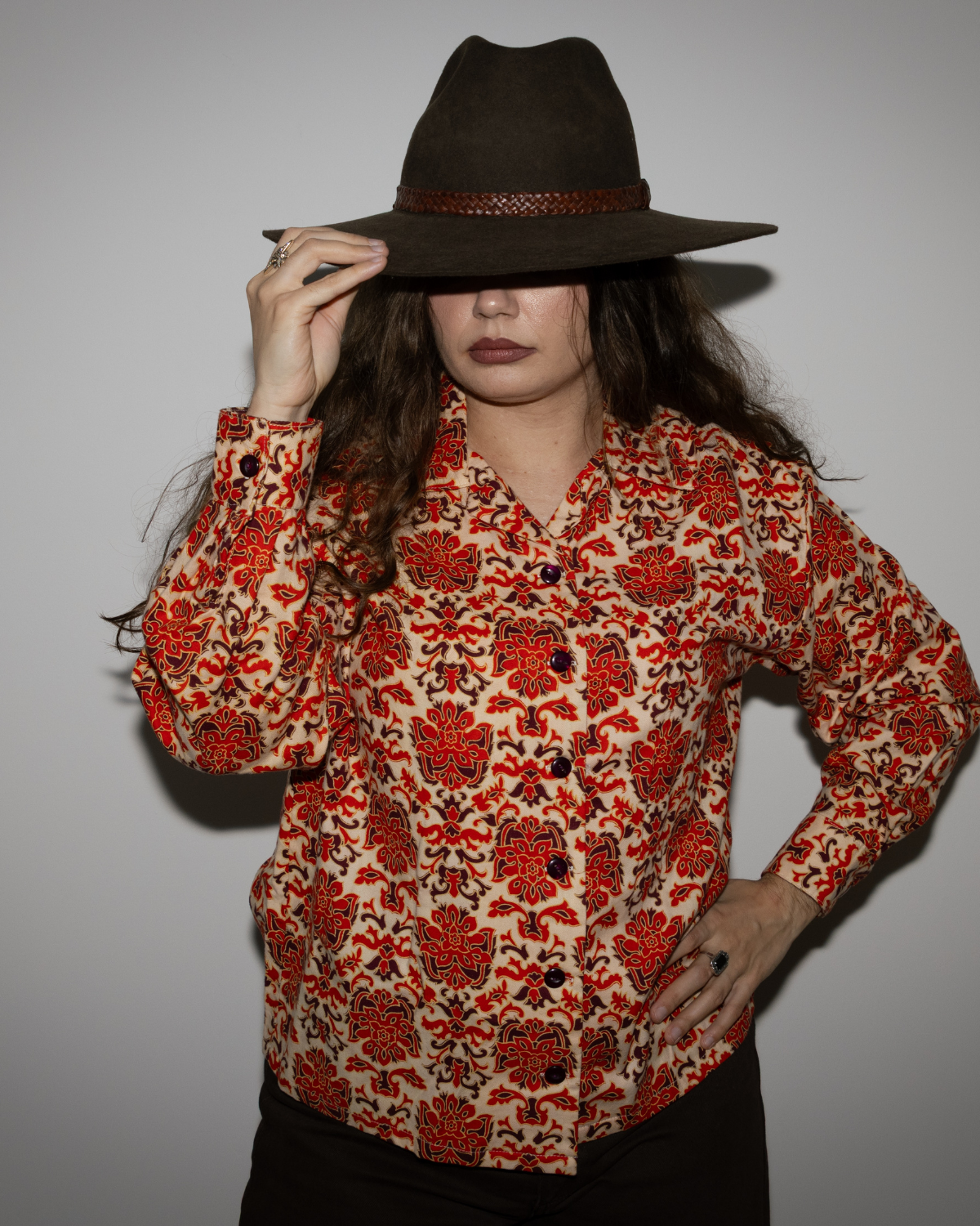 Red Wallpaper Shirt