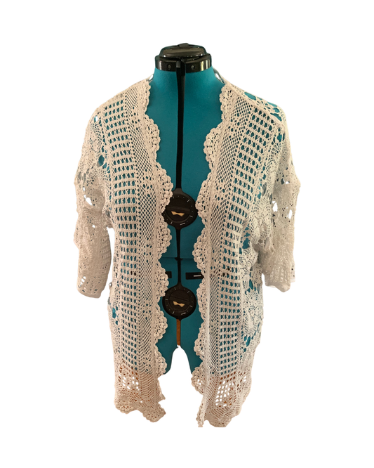 Lace Flowers short jacket