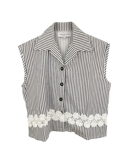 Lace & Stripes Shirt
