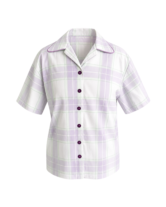 Light Mauve cotton shirt