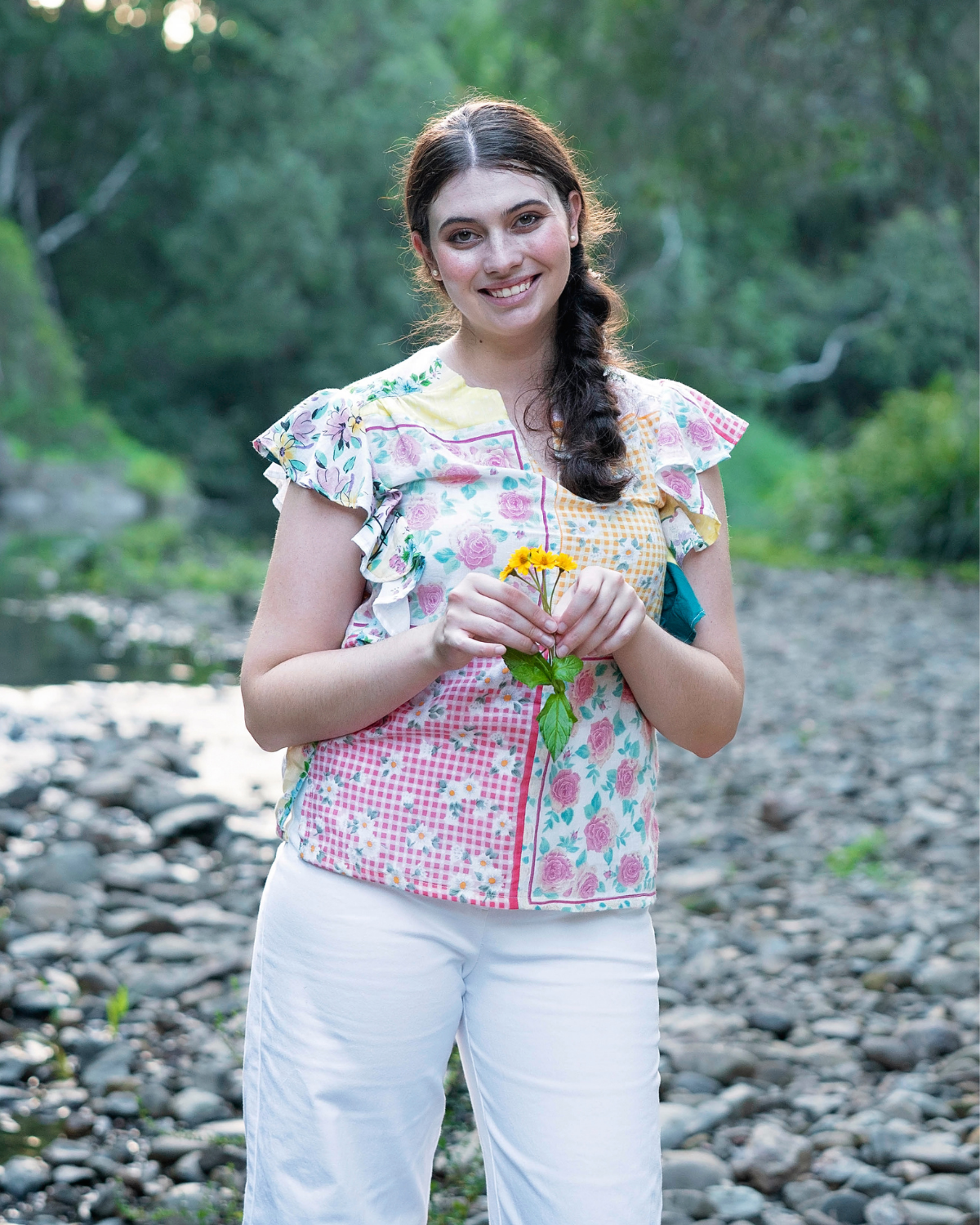 Yellow Hanky Blouse