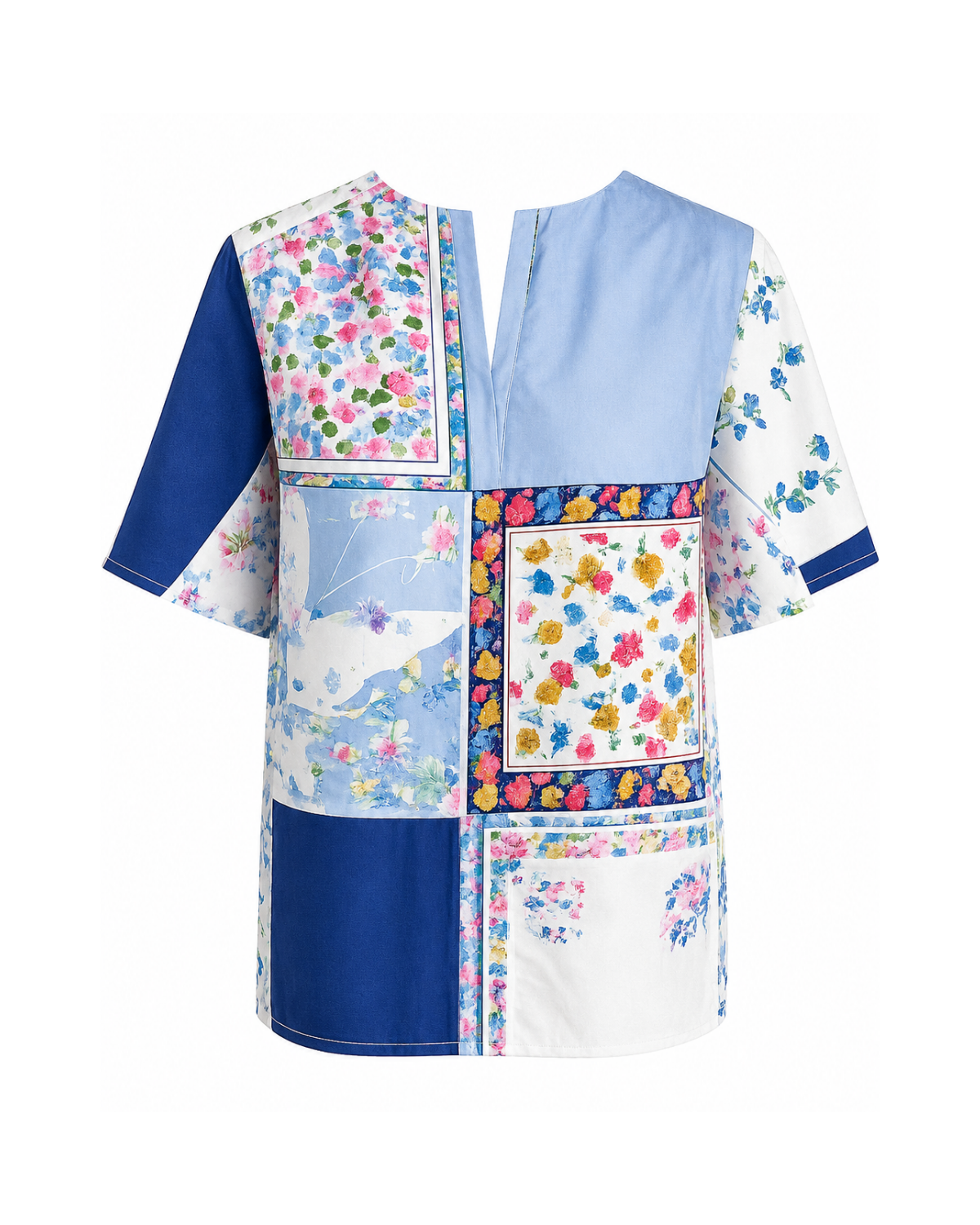 Blue Hanky Blouse
