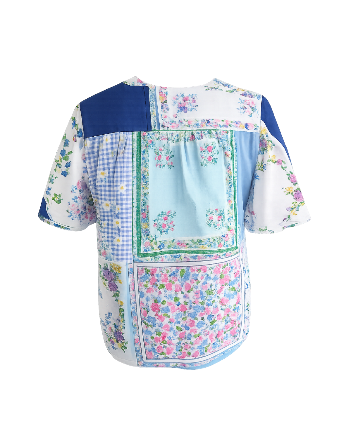 Blue Hanky Blouse