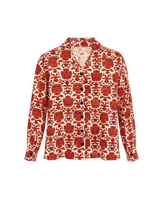 Red Wallpaper Shirt